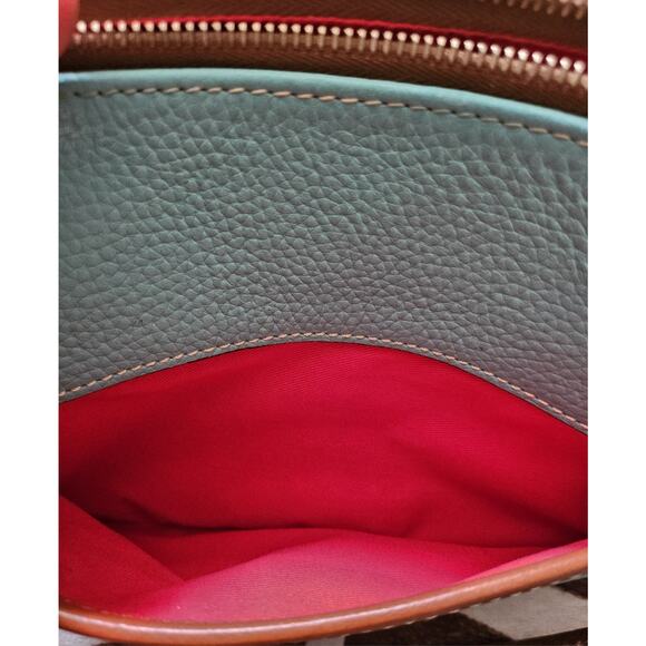 Excellent! Dooney & Bourke Pale Blue Pebble Grain Katie Crossbody Warranty Card - Picture 7 of 8